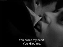 You broke my heart GIF