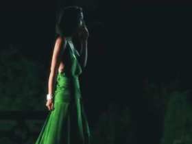 Keira Knightley's green dress in "Atonement" short MP4 video