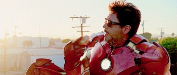 Good job Iron Man GIF