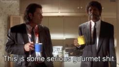 Serious Gourmet Shit Pulp Fiction GIF