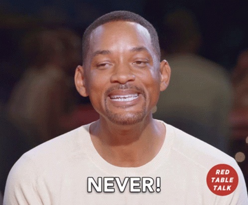 Will Smith Never GIF