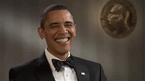 smile, yes, nod, Barack Obama GIF