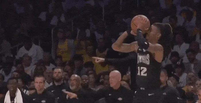 Morant hits a 3-pointer