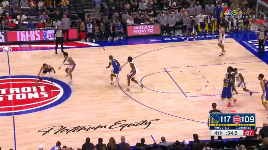 Curry's winning shot, twisting with the ball short MP4 video