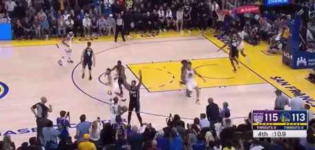 Stephen Curry's buzzer beater short MP4 video