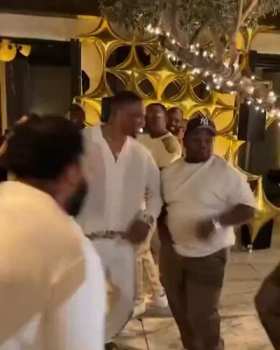 Westbrook dances with friends to celebrate 35th birthday short MP4 video