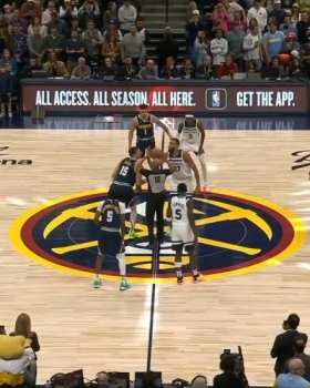 Nikola Jokic jump ball is so cute short MP4 video