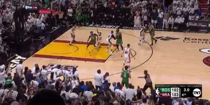 Celtics Derrick White Hits INSANE Buzzer Beater To Force Game 7 short MP4 video