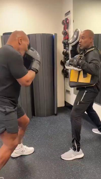 Mike Tyson, 57, prepares to fight Jake Paul