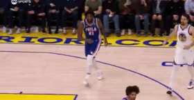 Embiid fell without any outside force short MP4 video
