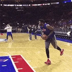 Enbide's dunk failed
