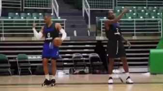Kawhi Leonard dancing with Westbrook short MP4 video