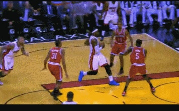 LeBron James dunk GIF