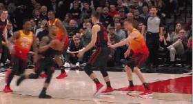 Lillard shot GIF