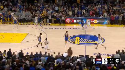 Jokic hit a long 3-pointer at the buzzer to beat the Warriors
