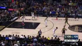 Stephen Curry hits a long three pointer short MP4 video