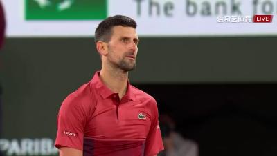 Djokovic's dull expression in French Open 2024