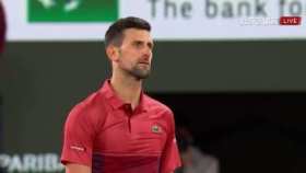 Djokovic's dull expression in French Open 2024 short MP4 video