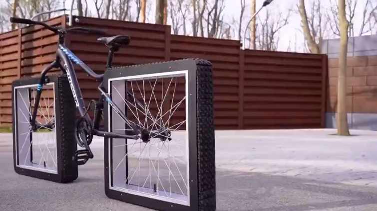 square bicycle short MP4 video