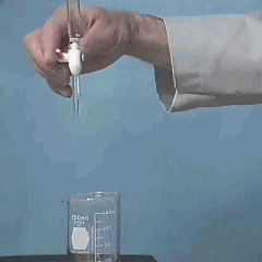 Electric charge attracts water flow