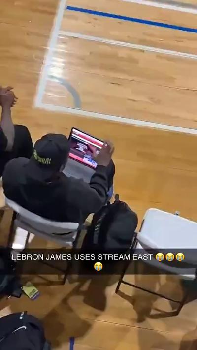 LeBron James’ friend uses pirated website to watch NBA live broadcasts