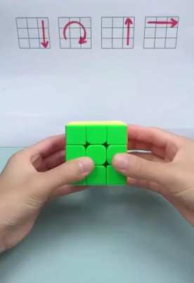 Solution to Rubik's Cube short MP4 video