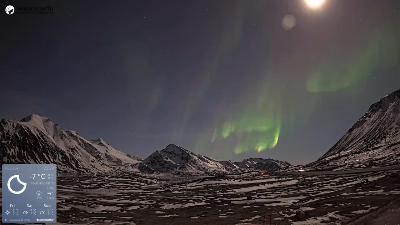 Aurora in Greenland today
