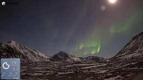 Aurora in Greenland today short MP4 video