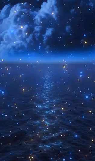 The Sea and the Starry Sky short MP4 video