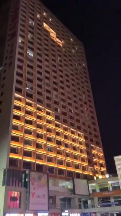 Tetris light show