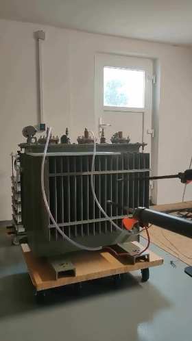 High voltage arc of transformer short MP4 video