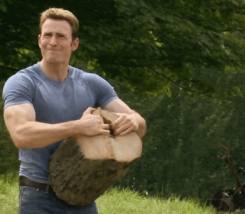 steve rogers strength of hands GIF