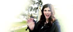 alexandra daddario lydia burying the ex GIF