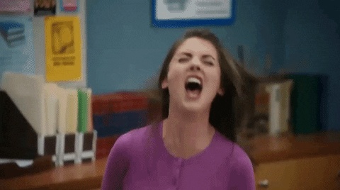 angry alison brie GIF by CraveTV