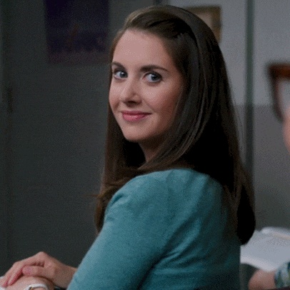 alison brie thumbs up GIF