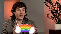 benedict cumberbatch rainbow GIF GIF