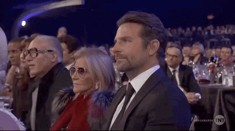 disappointed bradley cooper GIF by SAG Awards