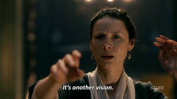 psychic caitriona balfe GIF by Outlander GIF