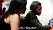 twd cast tyler james williams christian serratos GIF