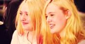 dakota fanning elle sisters GIF