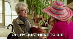 diane keaton oh im just here to die GIF by Poms GIF