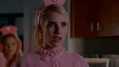 shocked emma roberts GIF by ScreamQueens GIF