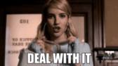 emma roberts deal with it GIF by ScreamQueens GIF