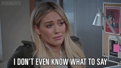 speechless hilary duff GIF by YoungerTV