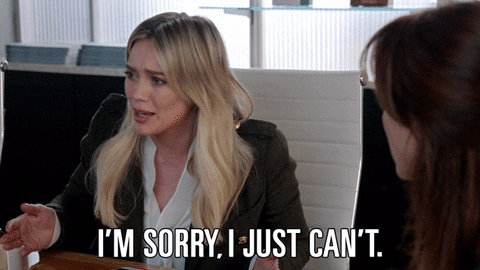 i cant over it GIF by YoungerTV