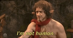 james mcavoy im not human GIF by Saturday Night Live