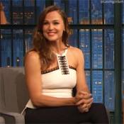 jennifer garner hello GIF by Late Night with Seth Meyers GIF