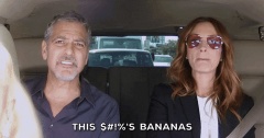 carpool karaoke this shit is bananas GIF by The Late Late Show with James Corden