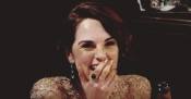 happy michelle dockery GIF GIF