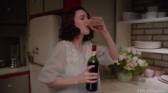 rachel brosnahan drinking GIF by The Marvelous Mrs. Maisel GIF